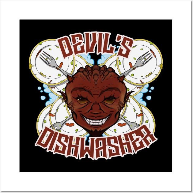 Devil's Dishwasher Wall Art by RampArt